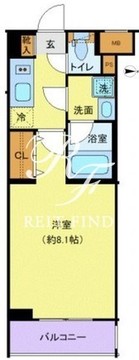 クレヴィスタ北赤羽 207 間取り図