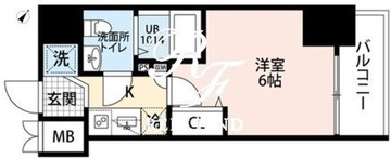プレール・ドゥーク北品川 1001 間取り図