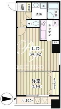 アクアコート 704 間取り図