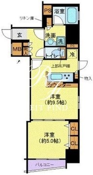 フェルクルール上野駅前 1103 間取り図