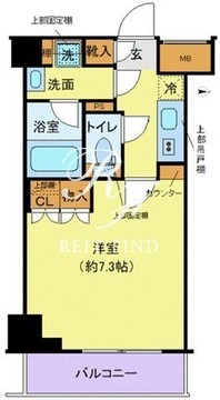 クレヴィスタ大島1 705 間取り図