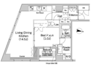 コンフォリア上野広小路 601 間取り図
