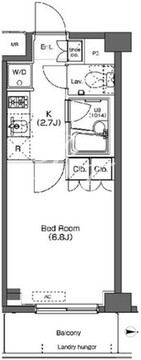 プラウドフラット学芸大学 304 間取り図