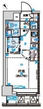 リヴシティ初台 303 間取り図