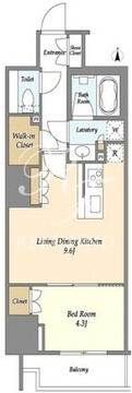 アスール両国 501 間取り図