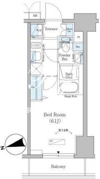 アーバネックス戸越 902 間取り図