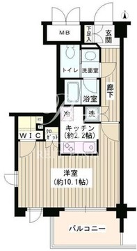 アゼリアテラス新宿 419 間取り図