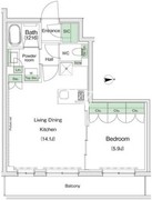 スタイリオ池上ＷｅＬＬ 408 間取り図