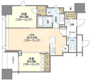 クラッシィハウス大手町ザ・スイート 301 間取り図
