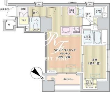 アネーロ銀座 601 間取り図