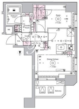 シーフォルム王子 301 間取り図