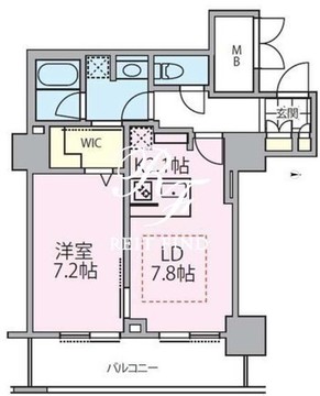 ロイヤルパークスタワー南千住 1013 間取り図