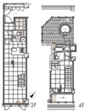ザ・トライベッカ代官山 302 間取り図
