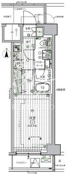 メインステージ東向島2 506 間取り図