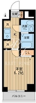 ドゥーエ東陽町 206 間取り図