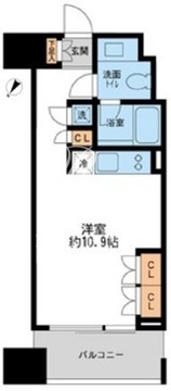 プロスペクトKALON三ノ輪 1005 間取り図