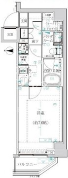 アルテシモカルド 604 間取り図