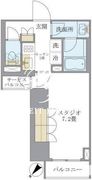 ラドゥセール巣鴨 901 間取り図
