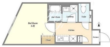 レガシア目黒八雲 301 間取り図