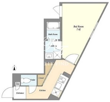 レガシア目黒八雲 104 間取り図