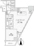 レジディア笹塚2 908 間取り図