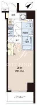 アレージュマン王子 303 間取り図