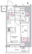 BPRレジデンス田端 801 間取り図