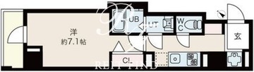 グランジット月島 201 間取り図