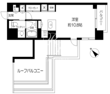 ＣＡＴＳ原宿 1101 間取り図