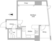 プライムスクェアシティ 414 間取り図