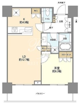 ブランズ渋谷桜丘 2205 間取り図