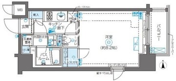 ズーム新大久保 501 間取り図