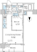 パークアクシス蒲田ステーションゲート 1302 間取り図