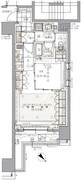 レ・ジェイドクロス千代田神保町 406 間取り図