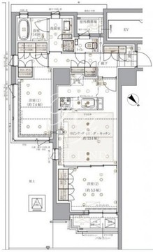 レ・ジェイドクロス千代田神保町 501 間取り図