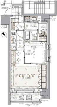 レ・ジェイドクロス千代田神保町 506 間取り図