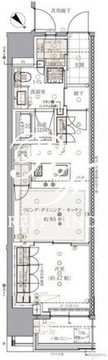 レ・ジェイドクロス千代田神保町 602 間取り図