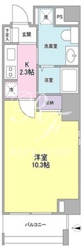 ブルック東上野 401 間取り図