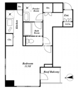 プレミアステージ内神田 904 間取り図