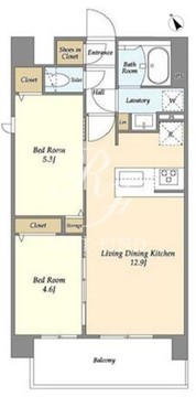 グランカーサ王子2 220 間取り図