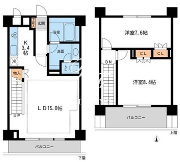 NTPRレジデンス鷹番 303 間取り図