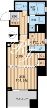 クリオ戸越銀座壱番館 403 間取り図