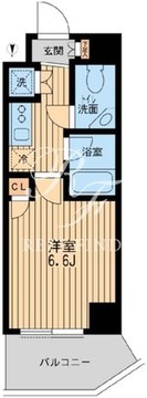 スペーシア池尻大橋 202 間取り図