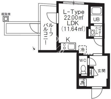 ブリックレジデンス目黒本町 502 間取り図