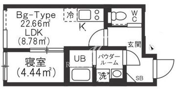 ブリックレジデンス目黒本町 102 間取り図