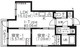 ブリックレジデンス目黒本町 401 間取り図