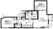 ブリックレジデンス目黒本町 407 間取り図