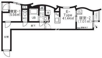 ブリックレジデンス目黒本町 205 間取り図