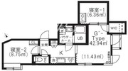 ブリックレジデンス目黒本町 207 間取り図