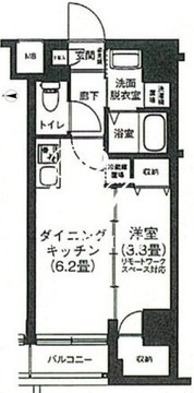 アイルプレミアム押上ノルド 501 間取り図
